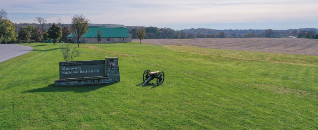 Monocacy National Battlefield drone, Frederick, Frederick County, Maryland, movers, moving and storage, retirement home