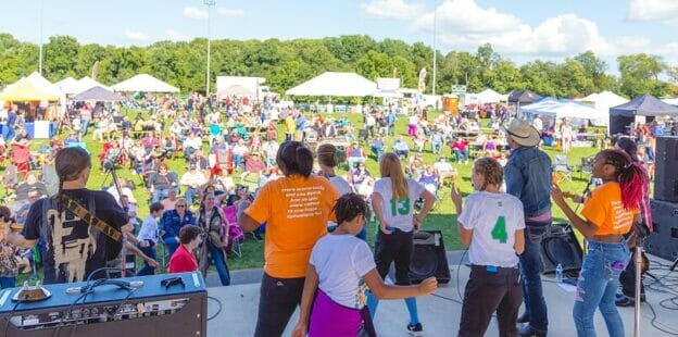 stage view of Reisterstown Festival