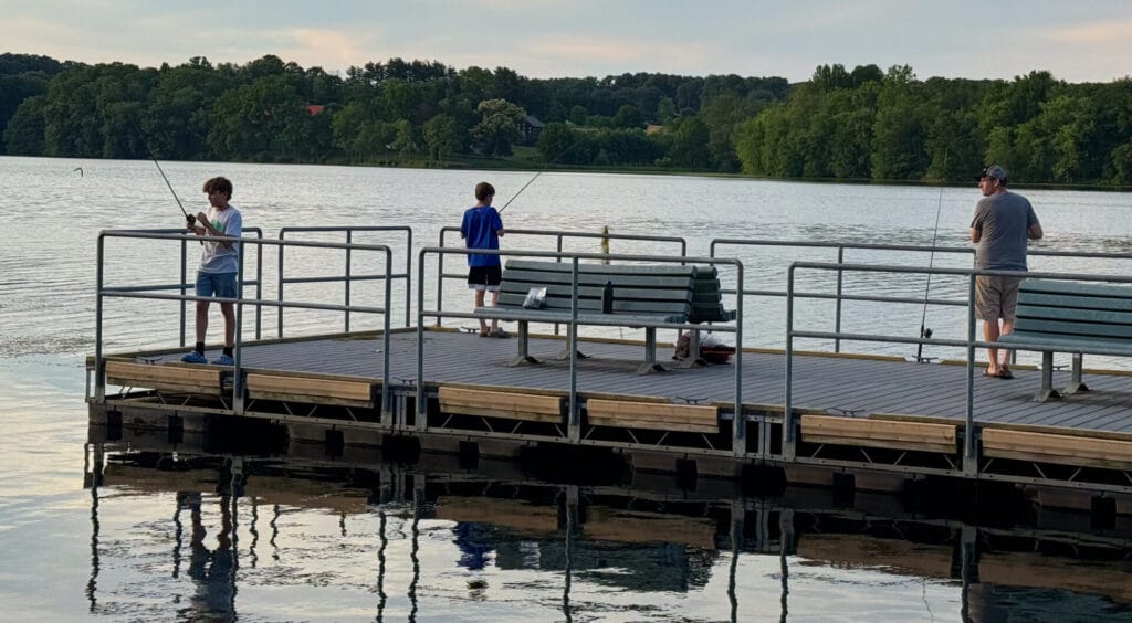 Piney Run Park lake fishing