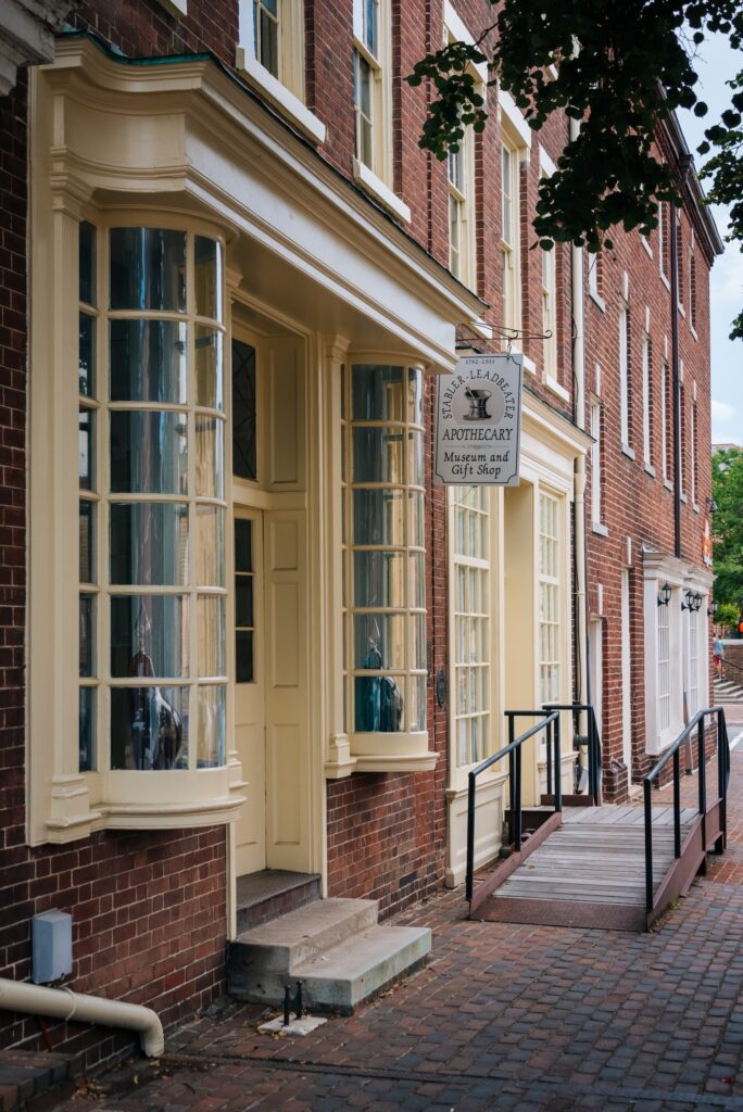 The Stabler-Leadbeater Apothecary Museum, in Alexandria, Virginia