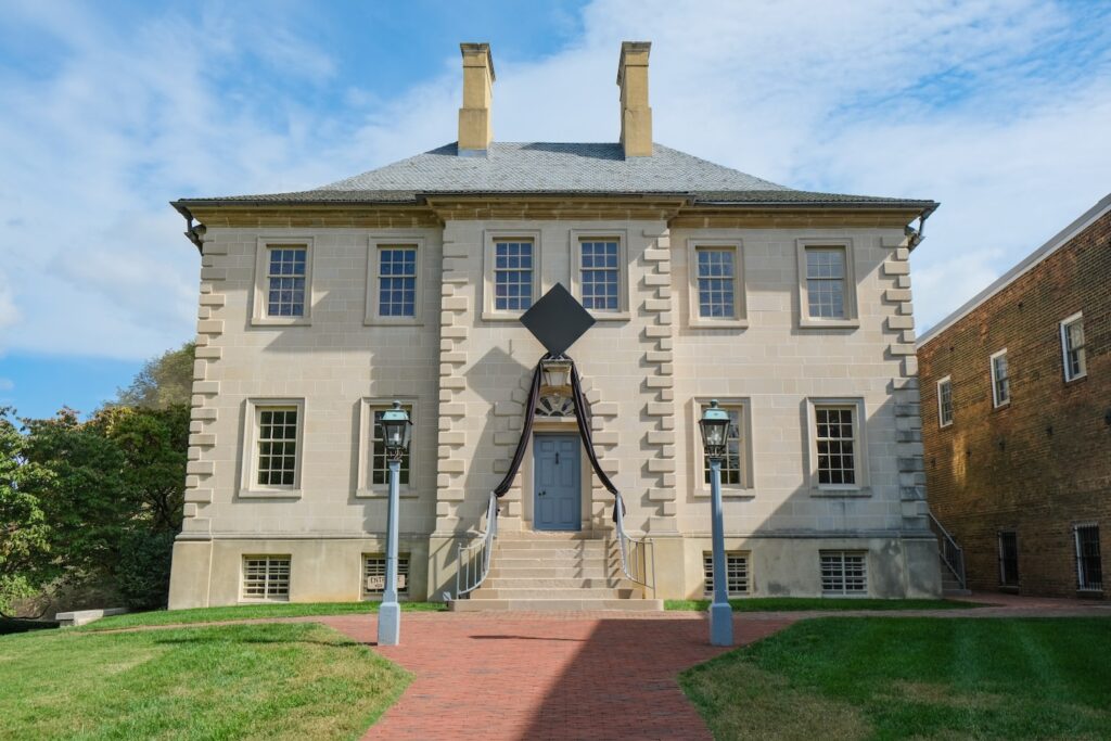 Historic Carlyle House in Old Town Alexandria, Virginia