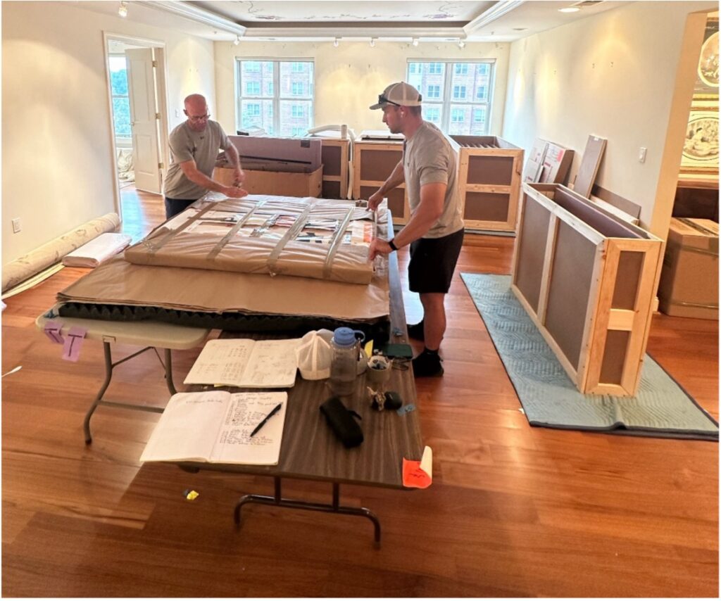 Custom Crating for move with secure packing